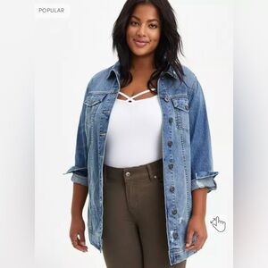 Torrid Denim Longline Jacket